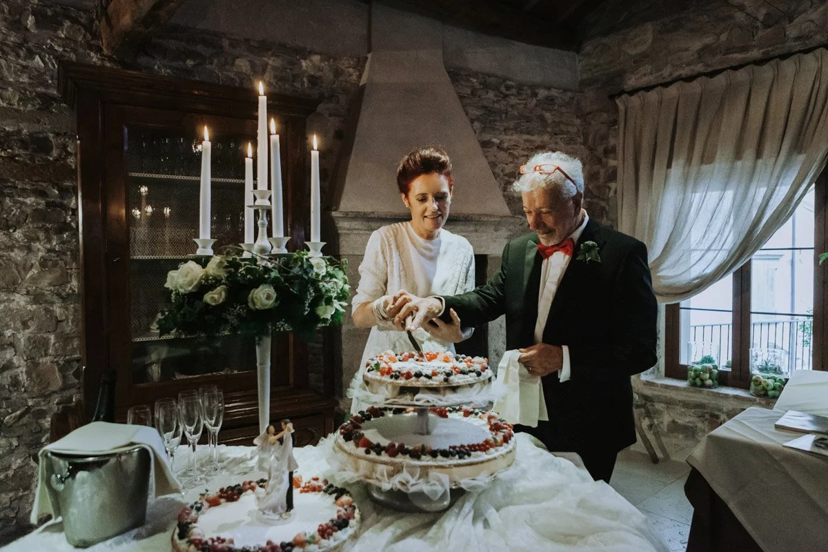 matrimonio belluno taglio torta