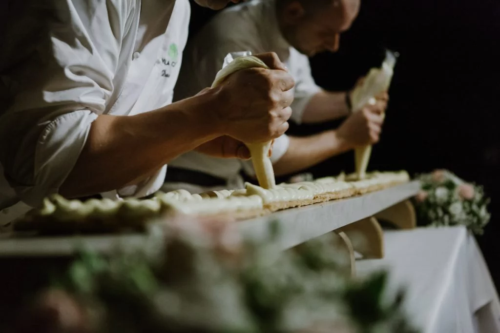 Villa Clizia preparazione torta al momento