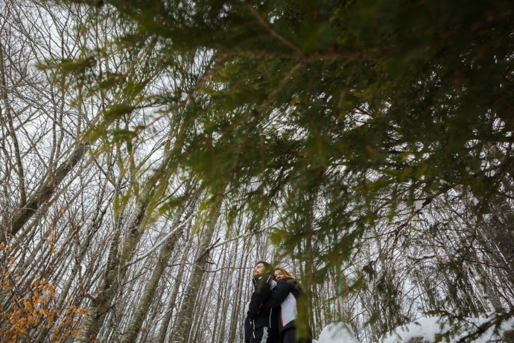 servizio fotografico di coppia sul Piancavallo