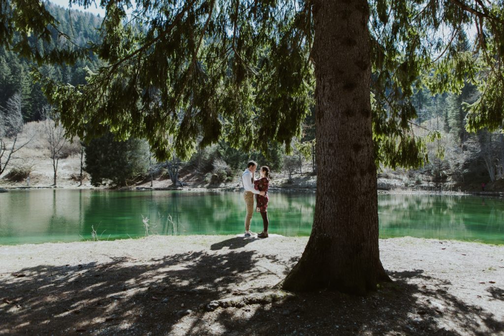 foto di coppia in montagna